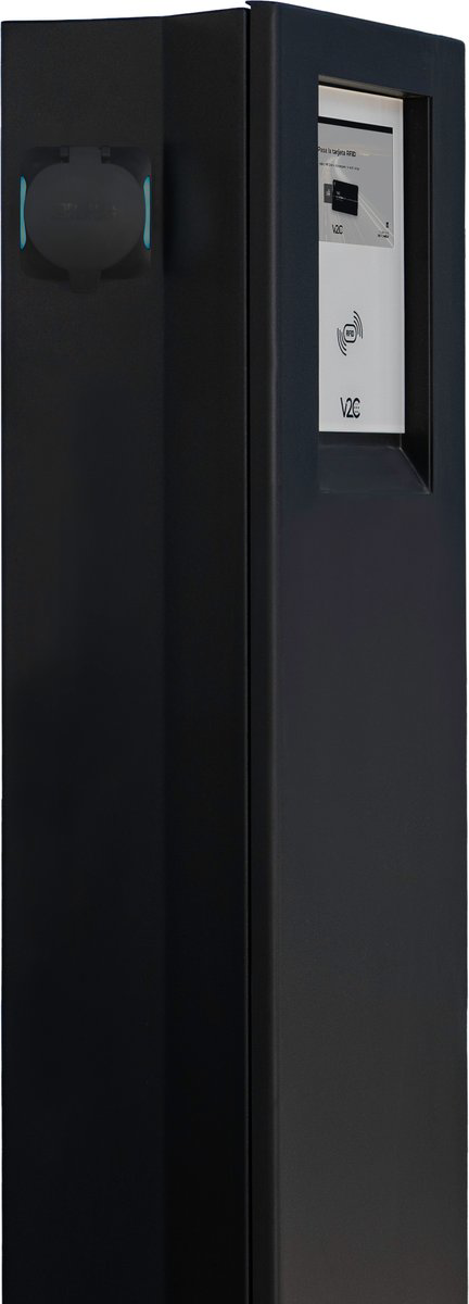 Punto de recarga para vehículo eléctrico V2C Pole Pro 7,4kW monofásico